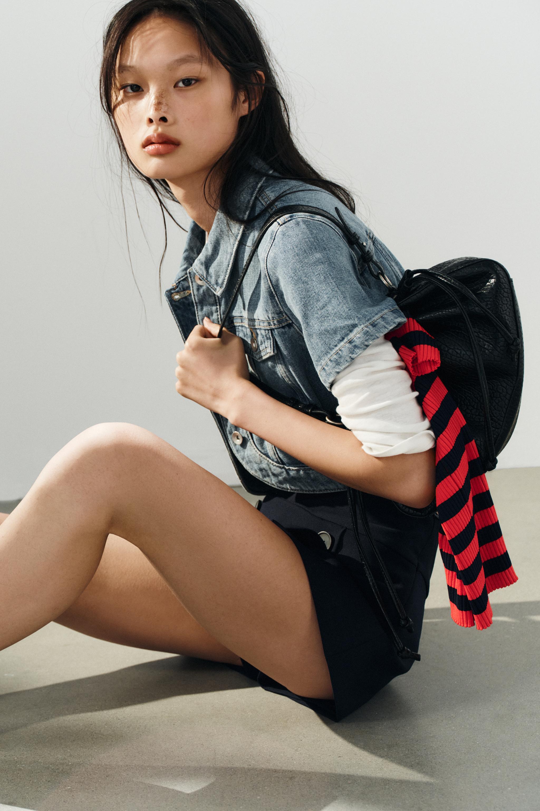 JUPE-PANTALON À BOUTONS